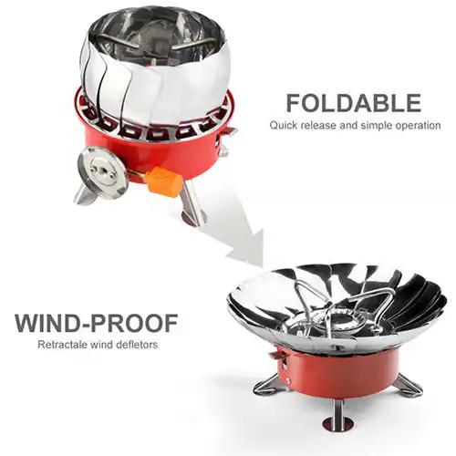 Windproof Camping Gas Stove Moonhill CS-102 Sri Lanka @ido.lk