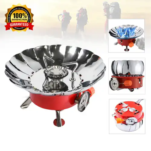 Windproof Camping Gas Stove Moonhill CS-102@ido.lk