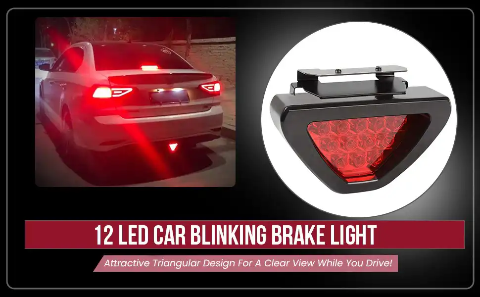 Car LED Brake Lamp Tail Brake Flashing Light Fit for All Cars: Buy Car LED Brake Lamp and Car Accessories Best Price in Sri Lanka | ido.lk
