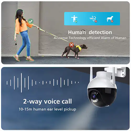 iCsee 4MP PTZ Wifi IP Camera @ido.lk