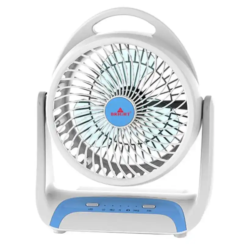 Rechargeable Mini Fan With Light: Bright Rechargeable Mini Fan With Light BR66RC Best Price in Sri Lanka | ido.lk