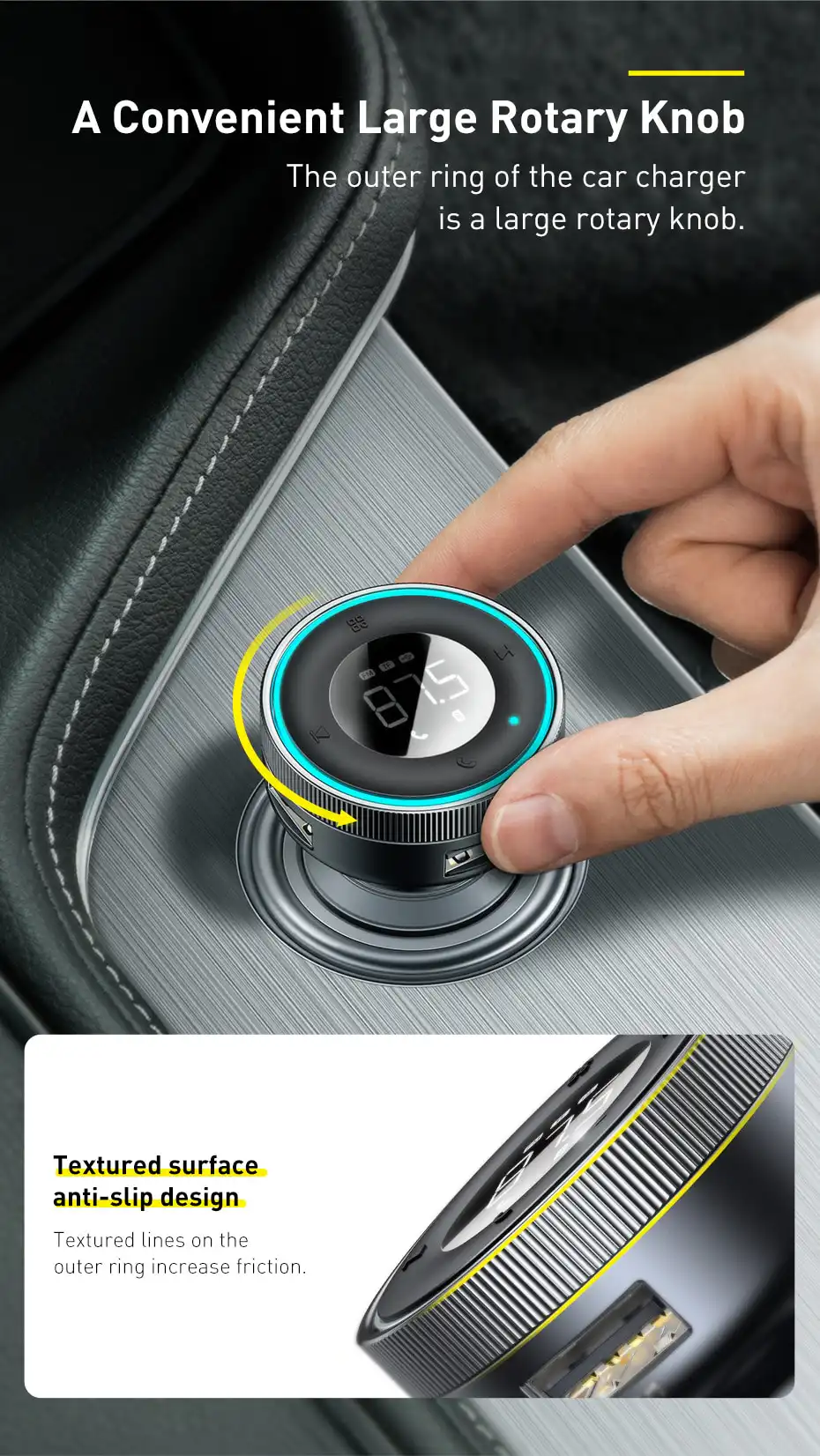 Baseus FM Transmitter Car Bluetooth 5.0 Music Adapter: Buy Car FM Modulator Best Price in Sri Lanka for online Shopping | ido.lk