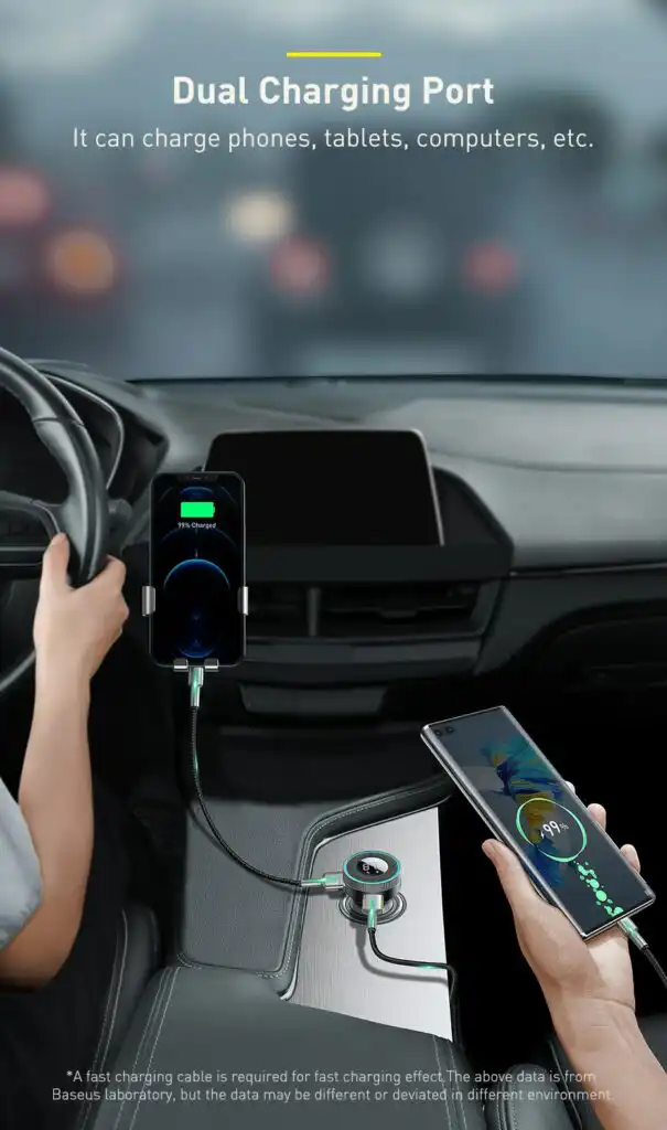 Baseus FM Transmitter Car Bluetooth 5.0 Music Adapter: Buy Car FM Modulator Best Price in Sri Lanka for online Shopping | ido.lk