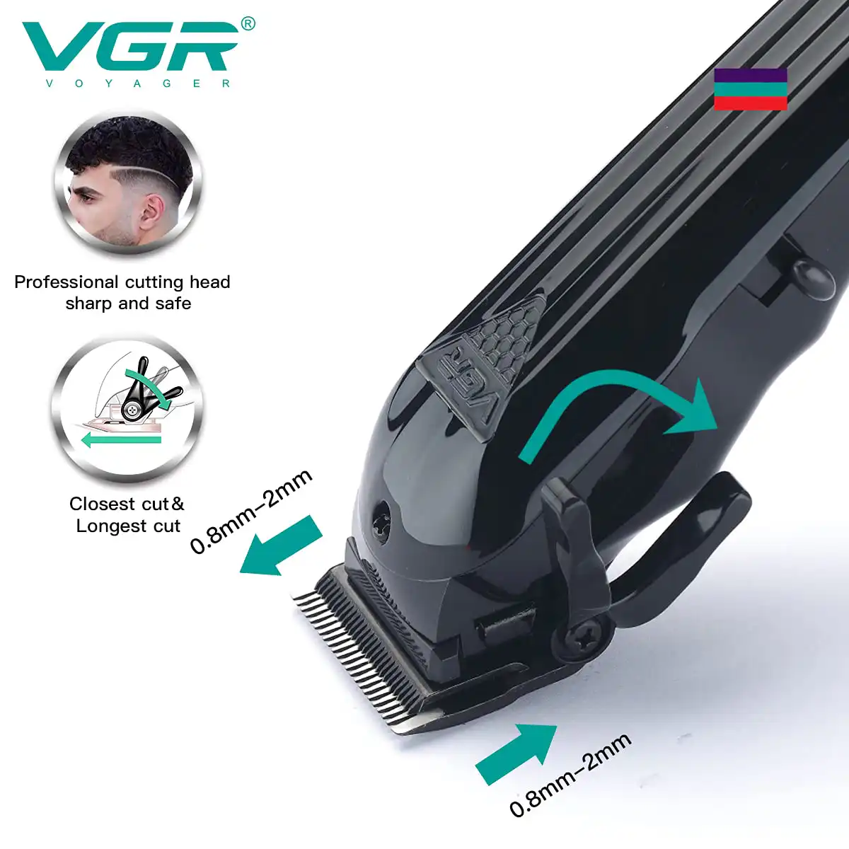 VGR Professional Rechargeable Hair Clipper: Buy Cordless Trimmer For hair and beard Cutting Best Price in Sri Lanka | ido.lk