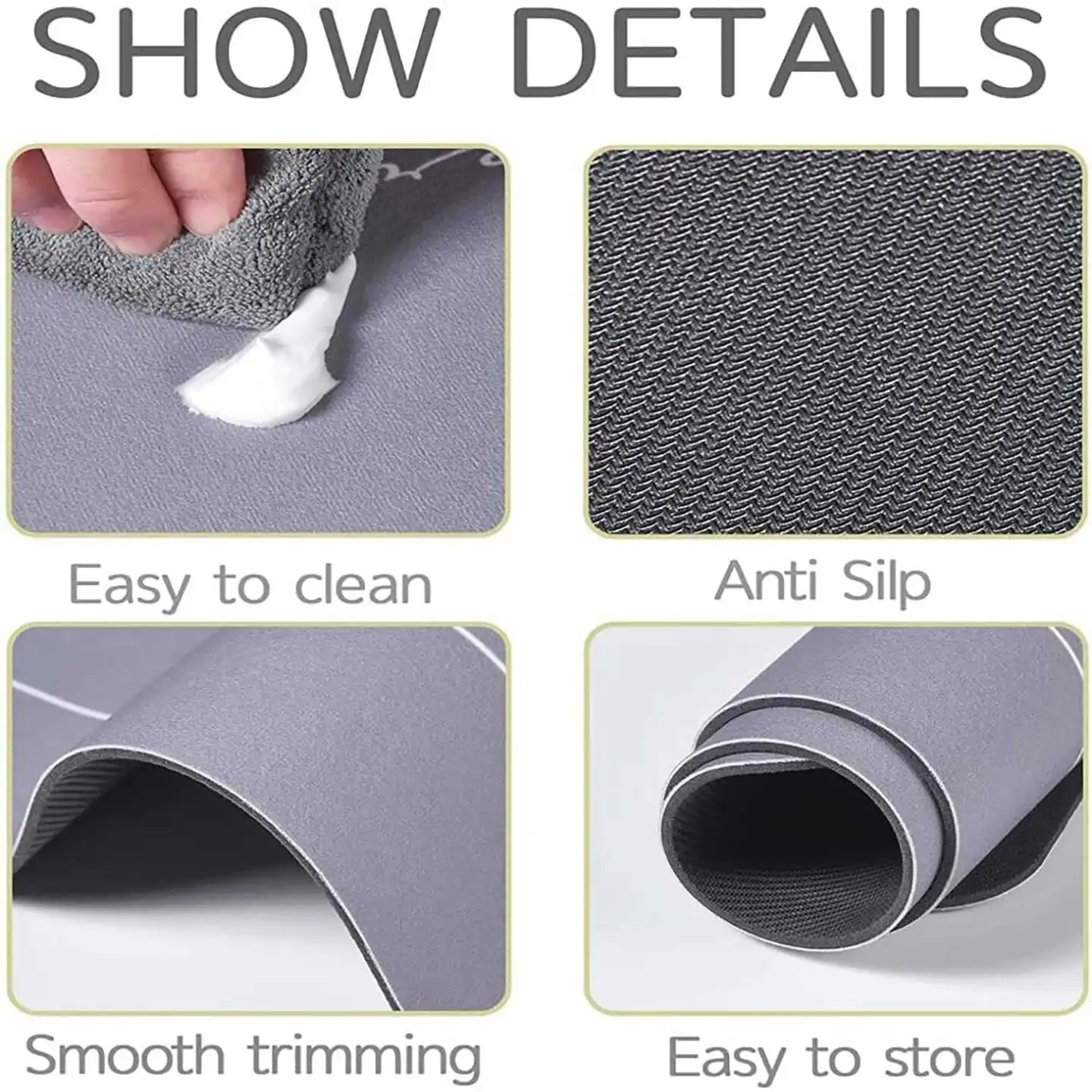 Water Absorbent Bathroom Mat Non Slip Entrance Doormat: Buy Waterproof Bath Mat Best Price in Sri Lanka | ido.lk
