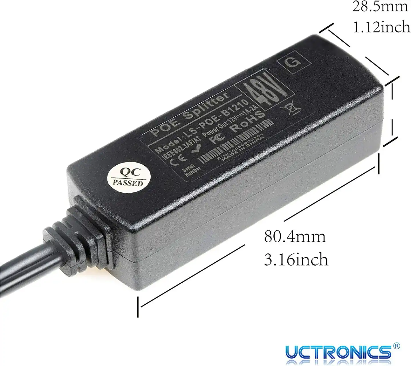 12V POE Splitter Connector Poe Power Adapter: POE Splitter Connector Best Price in Sri Lanka | ido.lk