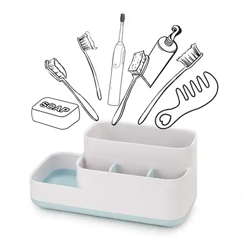 EasyStore Smart Bathroom Storage Organizer@ ido.lk