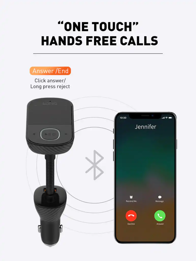 LDNIO Car FM Transmitter Bluetooth: Buy car FM Modulator Best Price in Sri Lanka For Online Shopping | ido.lk