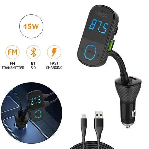 LDNIO Car FM Transmitter Bluetooth FM Modulator@ ido.lk