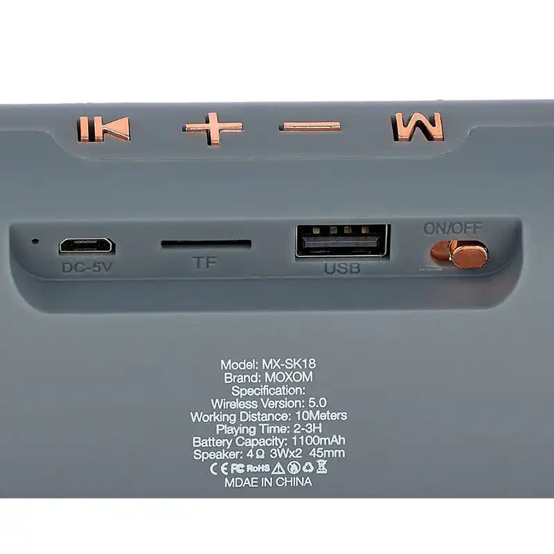 MOXOM Portable Wireless Bluetooth Speaker MX-SK18: Buy Bluetooth Speaker Best Price in Sri Lanka | ido.lk
