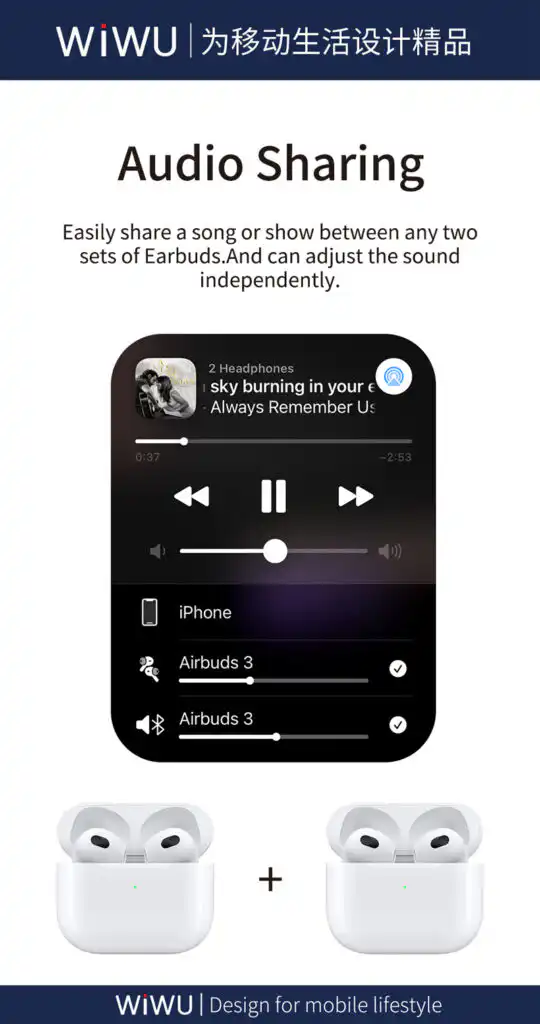 Wiwu Airbuds SE 3rd Generation Bluetooth Earphone: Buy Wireless Earbuds Best Price in Sri lanka | ido.lk