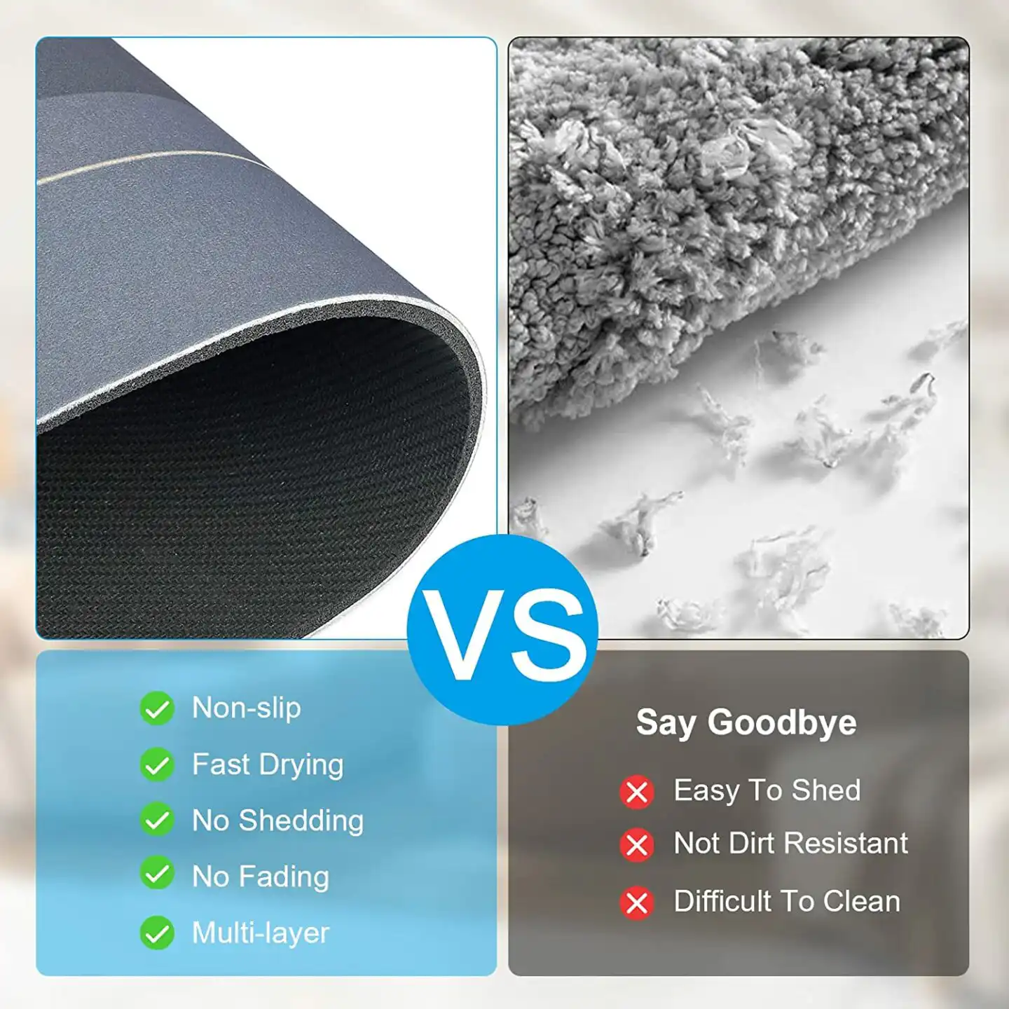 Water Absorbent Bathroom Mat Non Slip Entrance Doormat: Buy Waterproof Bath Mat Best Price in Sri Lanka | ido.lk