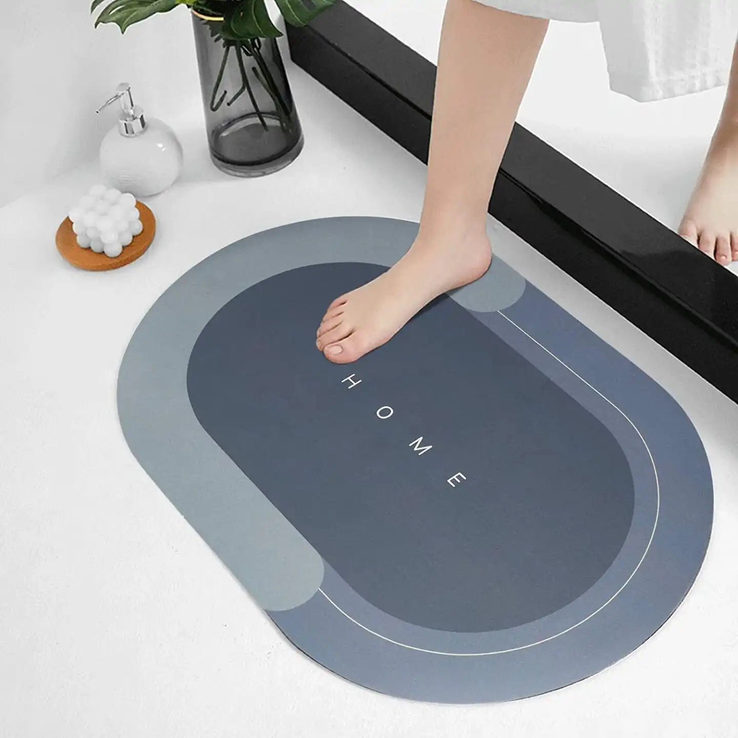 Water Absorbent Bathroom Mat Non Slip Entrance Doormat: Buy Waterproof Bath Mat Best Price in Sri Lanka | ido.lk