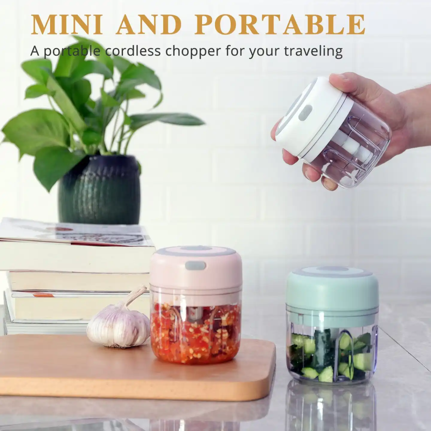 Electric Mini Food Chopper 250ml Garlic Mincer: Buy an Electric rechargeable Food Chopper Best Price in Sri Lanka | ido.lk