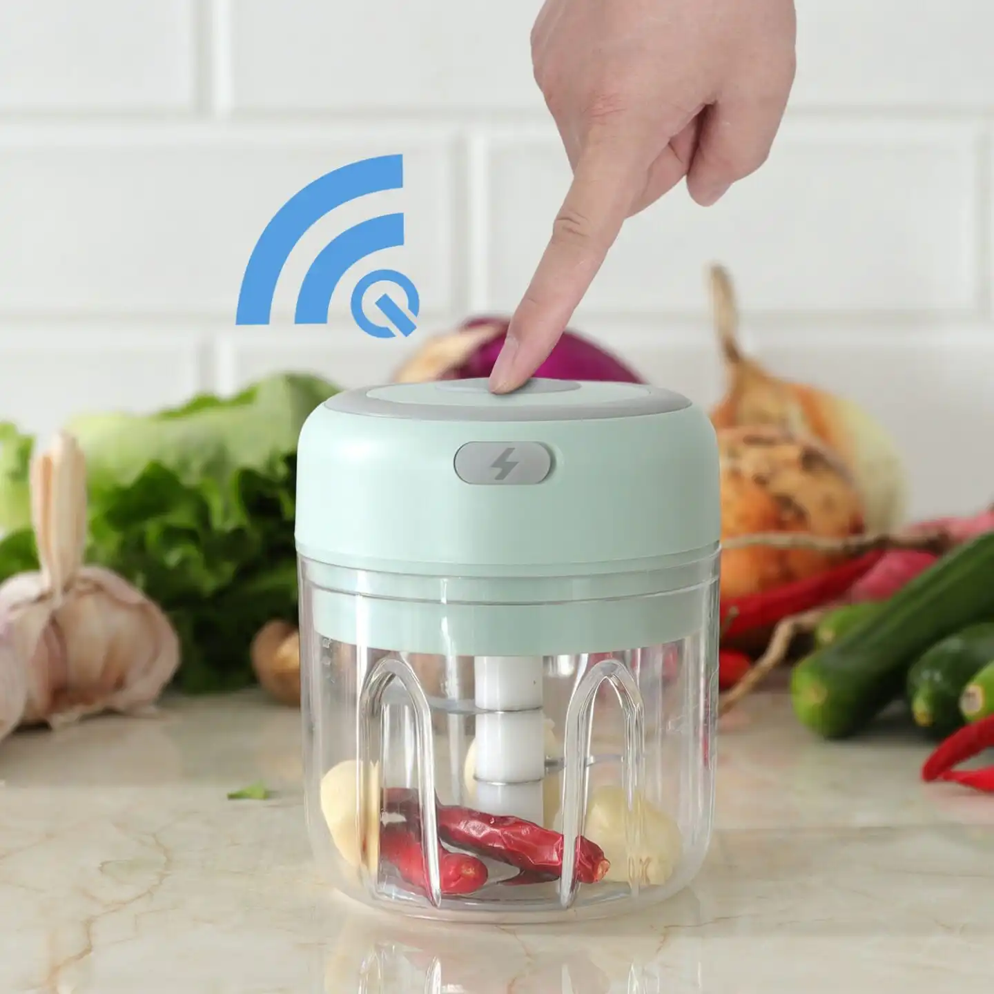 Electric Mini Food Chopper 250ml Garlic Mincer: Buy an Electric rechargeable Food Chopper Best Price in Sri Lanka | ido.lk