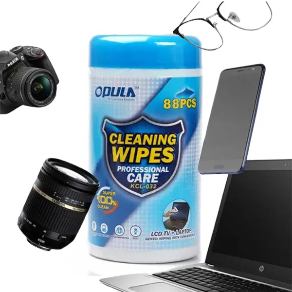 Opula Screen Cleaning Wipes 88Pcs For Laptop, Phone, Camera,Glasses @ ido.lk