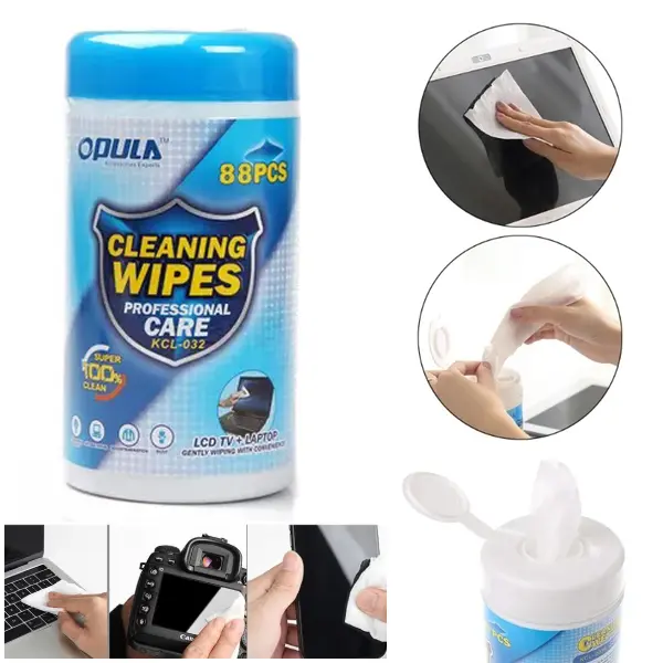 Opula Screen Cleaning Wipes 88Pcs For Laptop, Phone, Camera,Glasses@ido.lk