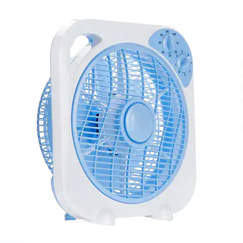 Bright 10inch Box Desk Fan with Timer@ ido.lk