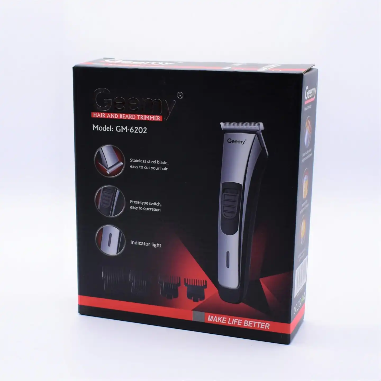 Professional Rechargeable Trimmer GEEMY GM 6202: Buy Rechargeable Trimmer GEEMY GM 6202 Best Price in Sri Lanka | ido.lk