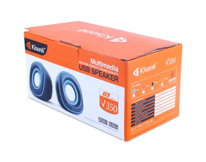 Kisonli V350 USB Multimedia Speaker: Buy Multimedia Speaker Best Price in Sri Lanka | ido.lk