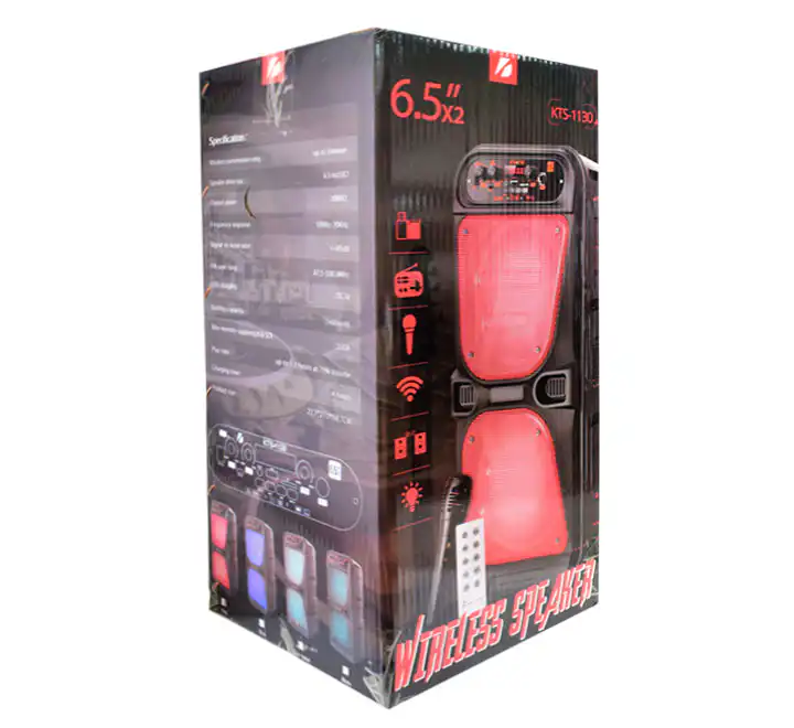 KTS-1130 Karaoke Wireless Speaker with Mic: Buy KTS-1130 Karaoke Wireless Speaker Best Price in Sri Lanka | ido.lk