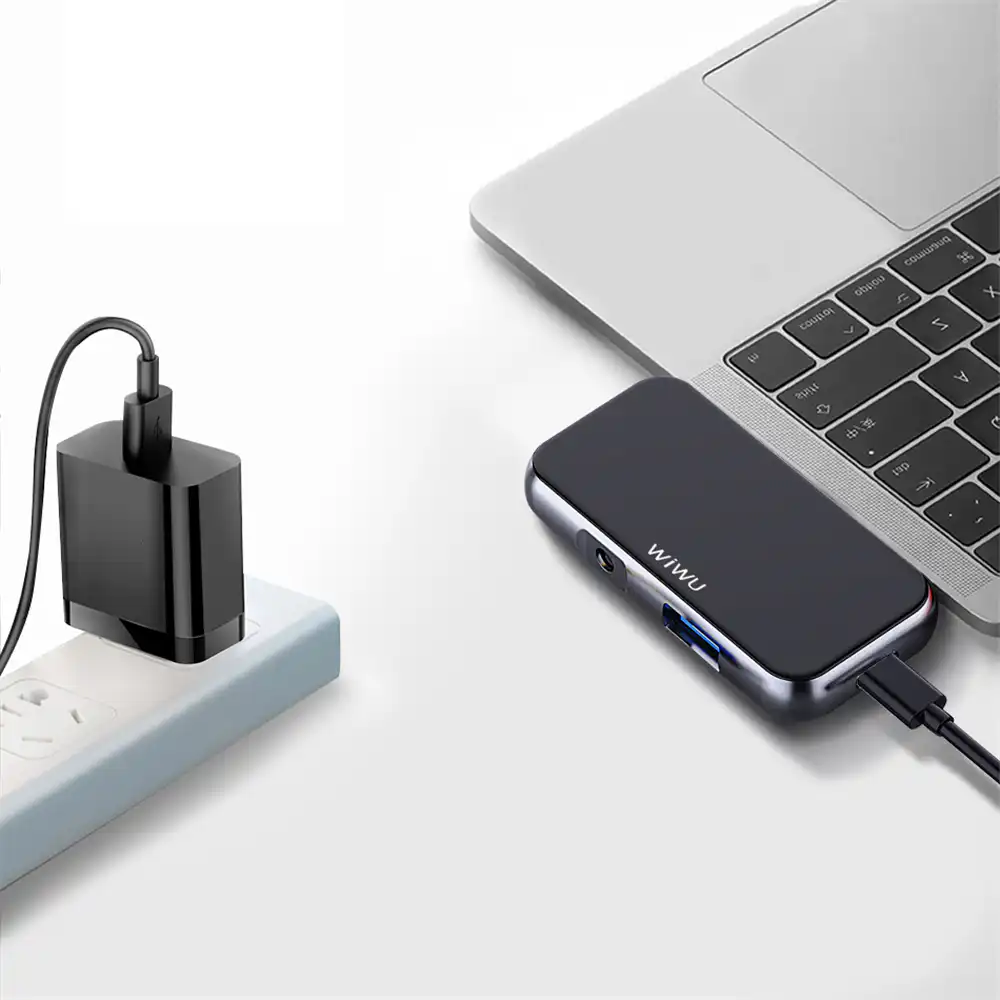 WIWU 4 in 1 USB C HUB – T5 Pro: Buy WIWU 4 in 1 USB C HUB – T5 Pro Best Price in Sri Lanka | ido.lk