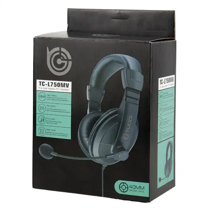 Stereo PC Gaming Headset with Microphone TUCCI TC-L750MV: Stereo PC Gaming Headset Best Price in Sri Lanka | ido.lk