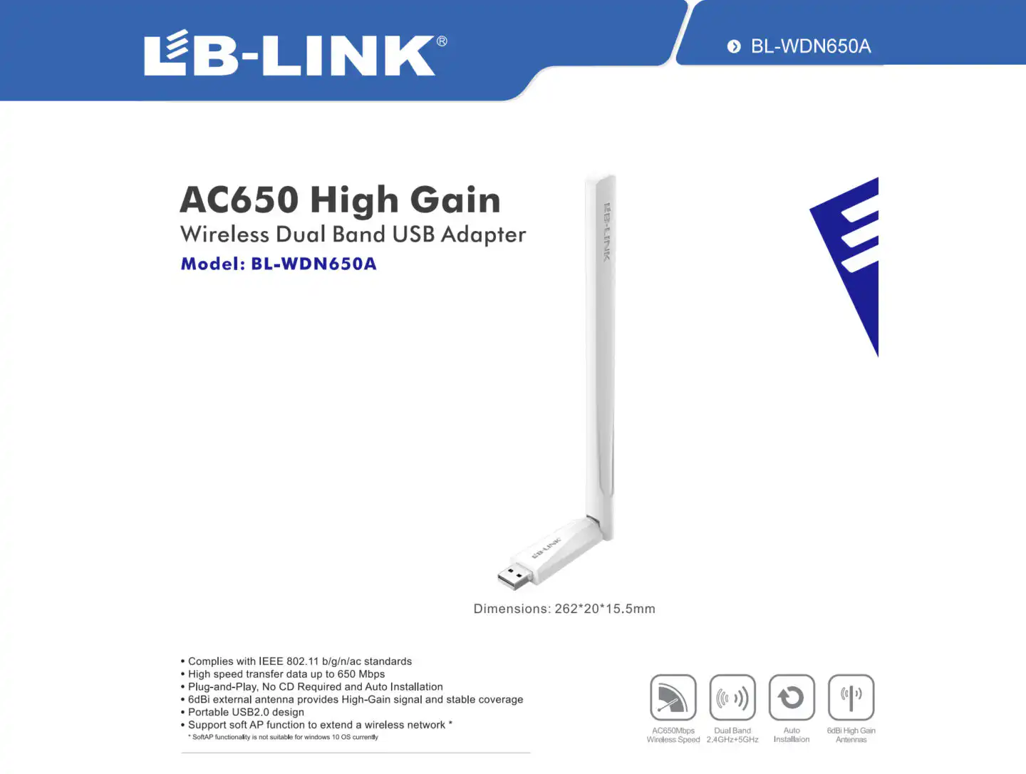 LB link USB WIFI ADAPTER 650Mbps: Buy LB link USB WIFI ADAPTER 650Mbps Best Price in Sri lanka | ido.lk