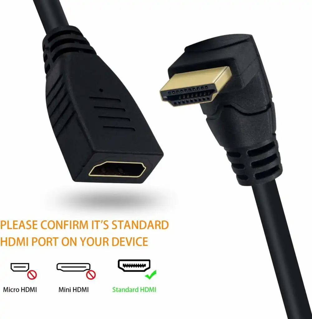 HDMI Extension Cable 90 Degree L-Type: Buy HDMI Extension Cable 90 Degree L-Type Best Price in Sri Lanka | ido.lk