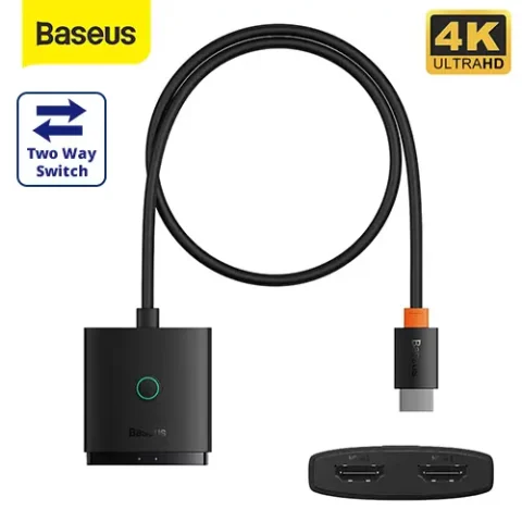 Baseus 2 in 1 Bidirectional HDMI Switch with 1M Cable: Buy Baseus 2 in 1 Bidirectional HDMI Switch Best Price in Sri lanka | ido.lk