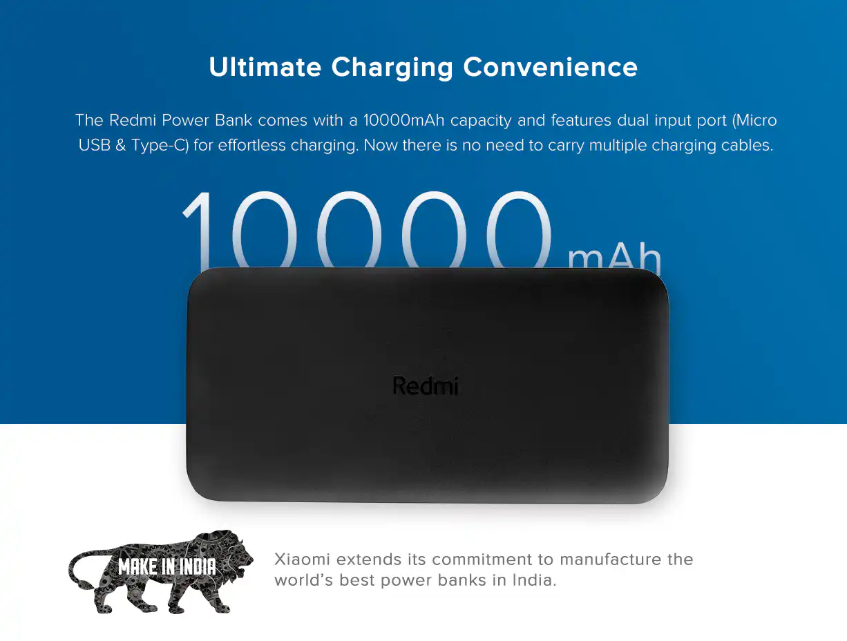 Redmi 10,000mAh Power Bank: Buy Redmi 10,000mAh Power Bank Best Price in Sri Lanka | ido.lk