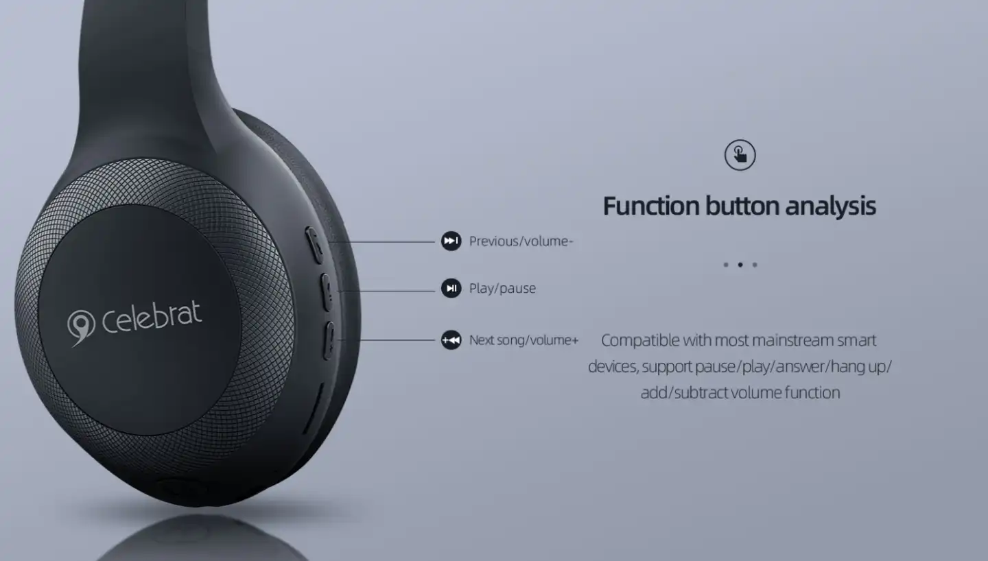Celebrat A23 Wireless Bluetooth Headphone: Buy Celebrat A23 Wireless Bluetooth Headphone Best Price in Sri Lanka | ido.lk