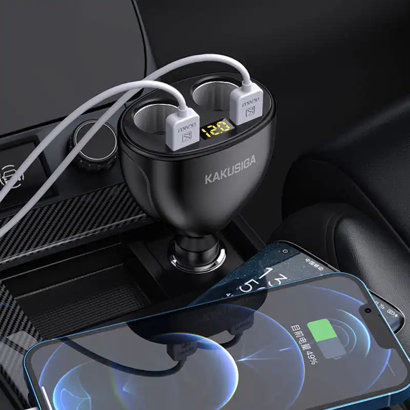 Car Lighter Socket Splitter Car Charger KAKUSIGA KSC-852: BuyCar Lighter Socket Splitter Best Price in Sri Lanka | ido.lk