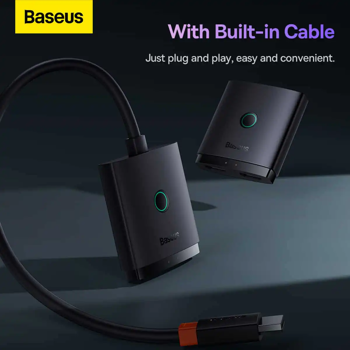 Baseus 2 in 1 Bidirectional HDMI Switch with 1M Cable: Buy Baseus 2 in 1 Bidirectional HDMI Switch Best Price in Sri lanka | ido.lk
