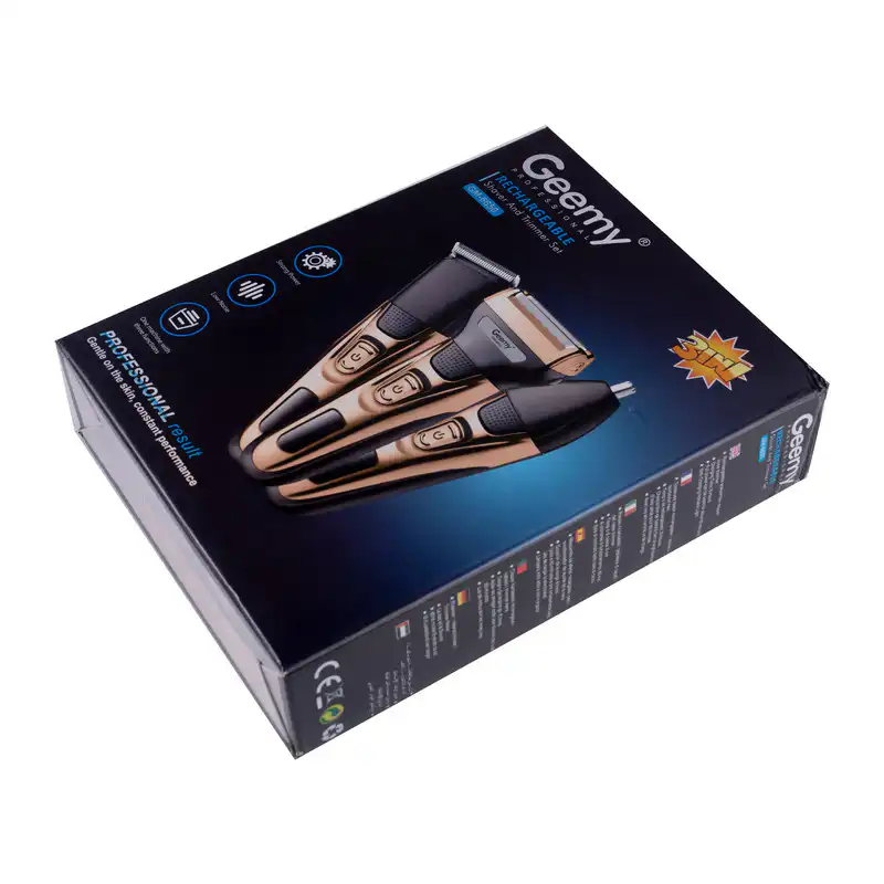 GEEMY 3 in 1 Rechargeable Trimmer and Shaver GM 6650: Buy GEEMY 3 in 1 Rechargeable Trimmer Best Price in Sri Lanka | ido.lk
