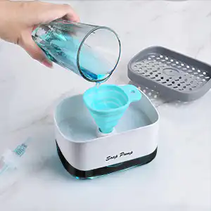 Press Type Pump Soap Dispenser with Sponge Holder: Buy Press Type Pump Soap Dispenser Best Price in Sri Lanka | ido.lk