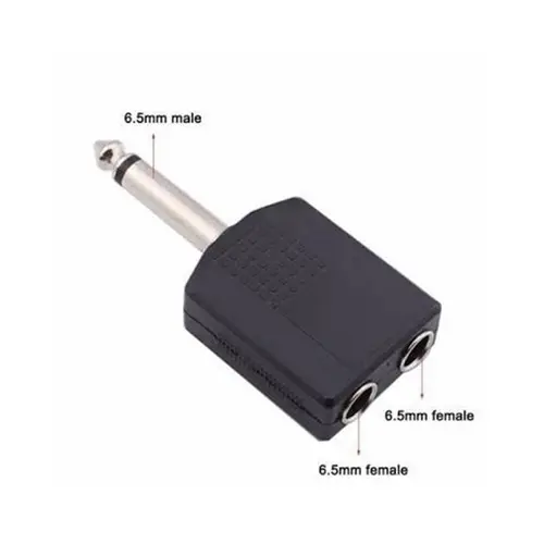 6.5mm Mic Stereo Jack Male to Double 6.35mm Female Y Splitter: Buy 6.5mm Mic Stereo Jack Male to Double 6.35mm Female Y Splitter Best Price in Sri lanka | ido.lk