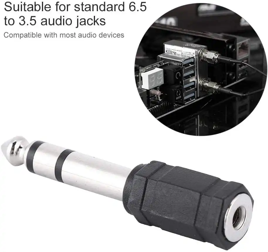 6.35mm Audio Stereo Plug to 3.5mm Jack Adapter: Buy 6.35mm Audio Stereo Plug to 3.5mm Jack Adapter Best Price in Sri Lanka | ido.lk