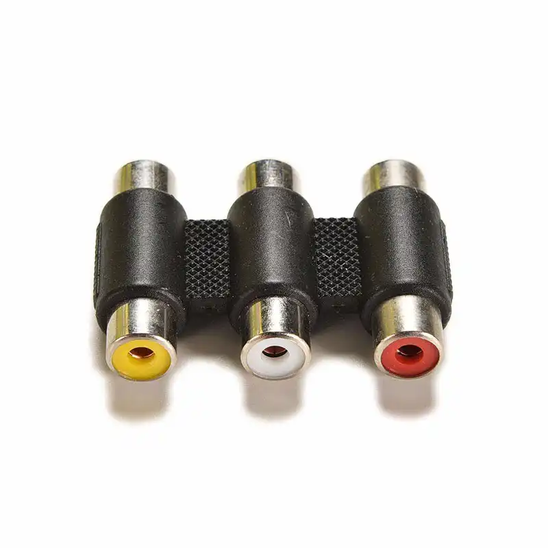 3 RCA AV Connector Female to Female RCA Jointer: Buy 3 RCA Connector Female to Female Best Price in Sri lanka | ido.lk