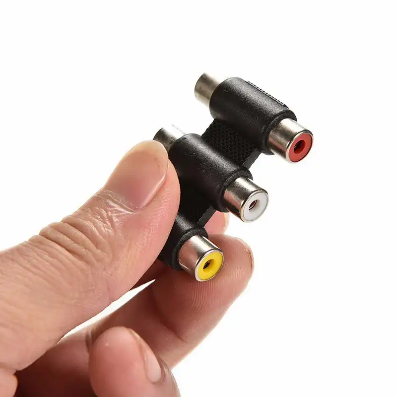 3 RCA AV Connector Female to Female RCA Jointer: Buy 3 RCA Connector Female to Female Best Price in Sri lanka | ido.lk