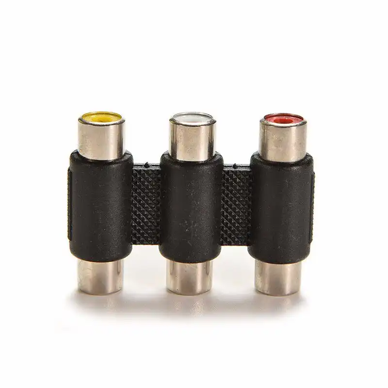 3 RCA AV Connector Female to Female RCA Jointer: Buy 3 RCA Connector Female to Female Best Price in Sri lanka | ido.lk