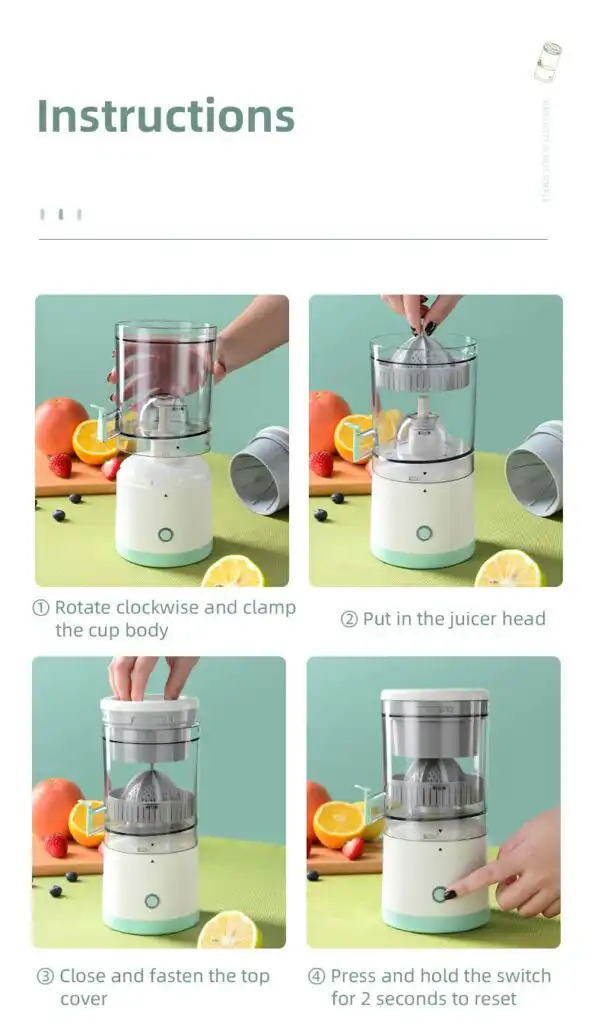 Electric Juicer Fruit Extractor Portable Orange Squeezer: Electric Juicer Fruit Extractor Best Price in Sri Lanka | ido.lk
