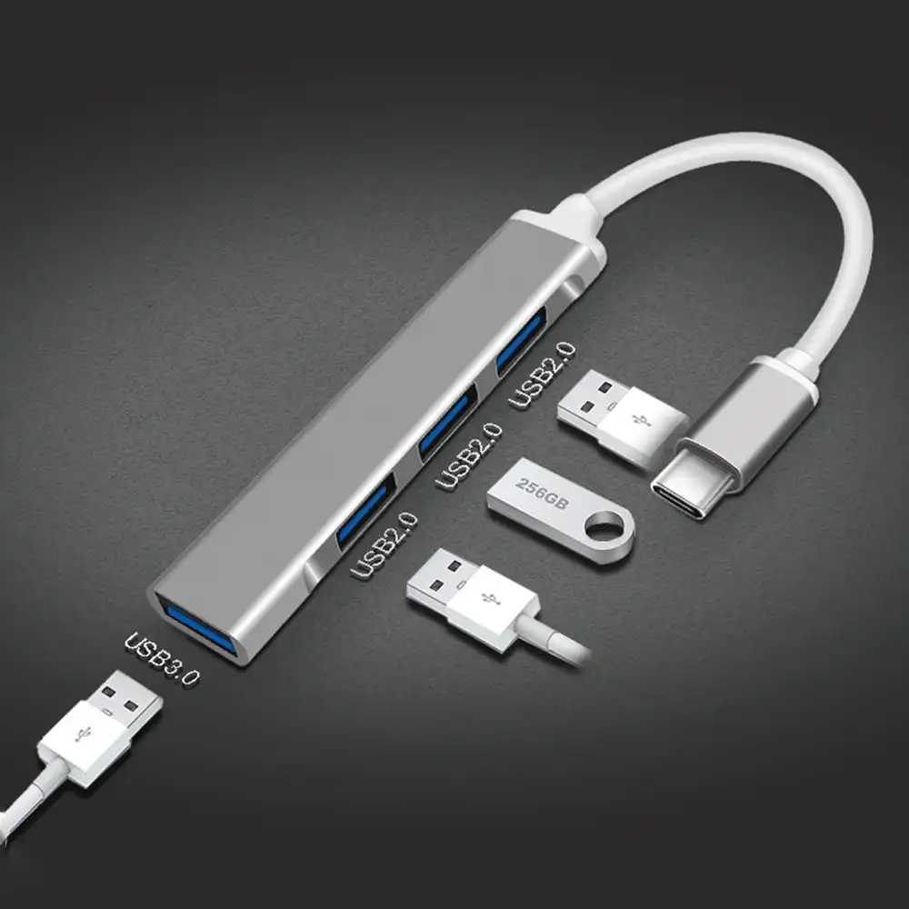 USB C Hub 4 Port 3.0 Type C USB Multi-Port Hub: Buy USB C Hub 4 Port Best Price in Sri Lanka | ido.lk
