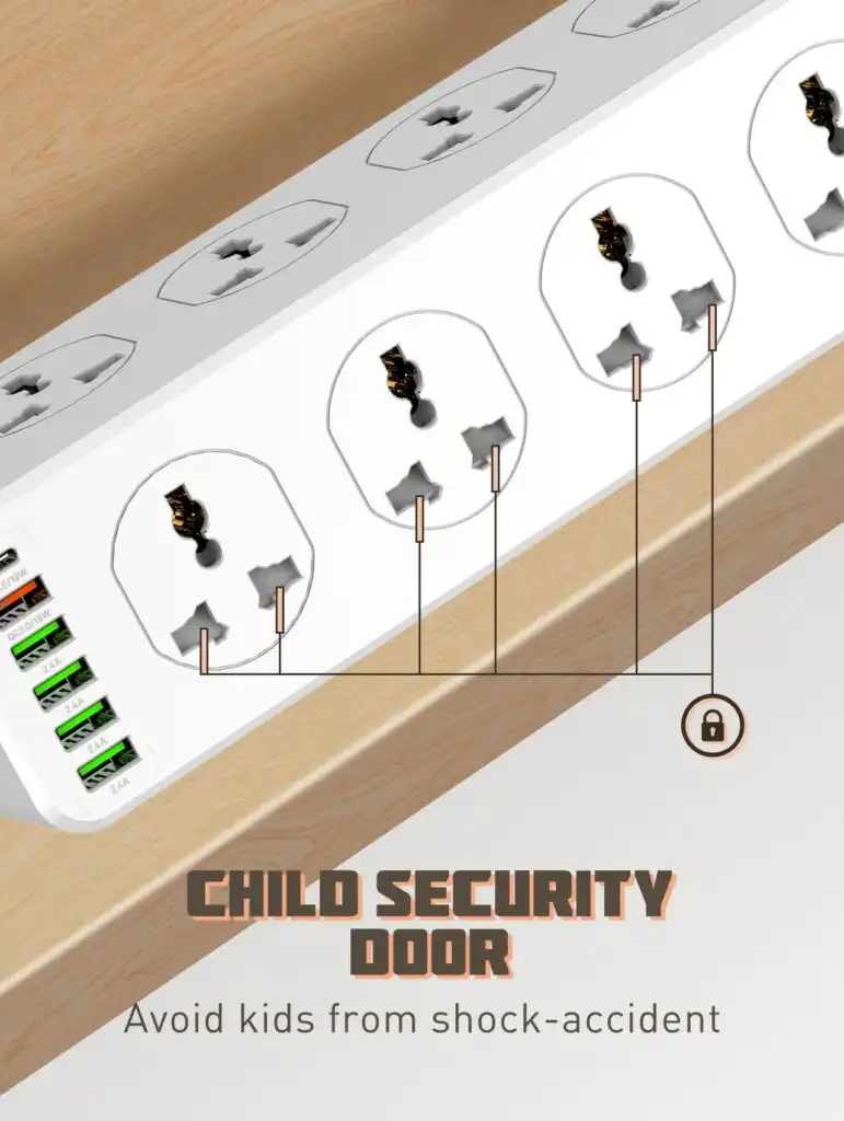 LDNIO Power Extension 10 Socket TYPE-C PD QC3.0 6 USB PORTS: Buy LDNIO Power Extension 10 Socket Best Price in Sri Lanka | ido.lk