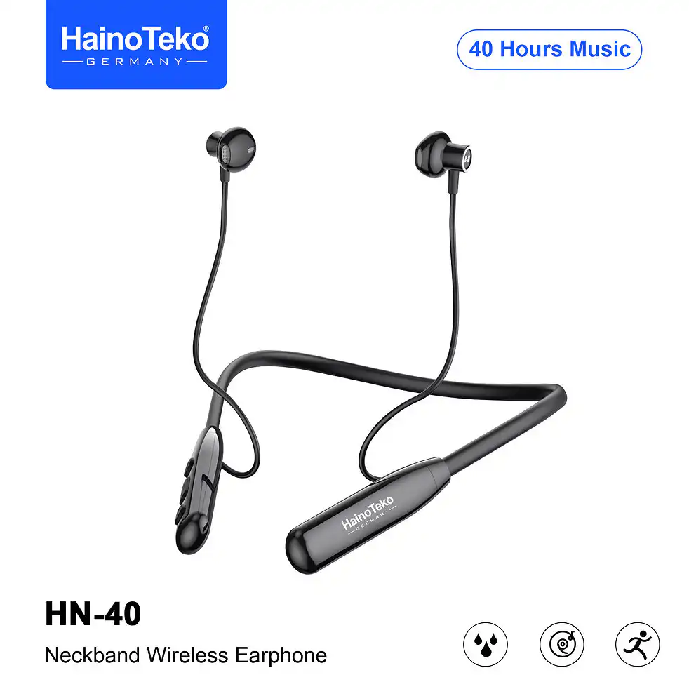 Haino Teko HN-40 Neckband Wireless Earphones: Buy Haino Teko HN-40 Neckband Wireless Earphones Best Price in Sri Lanka | ido.lk