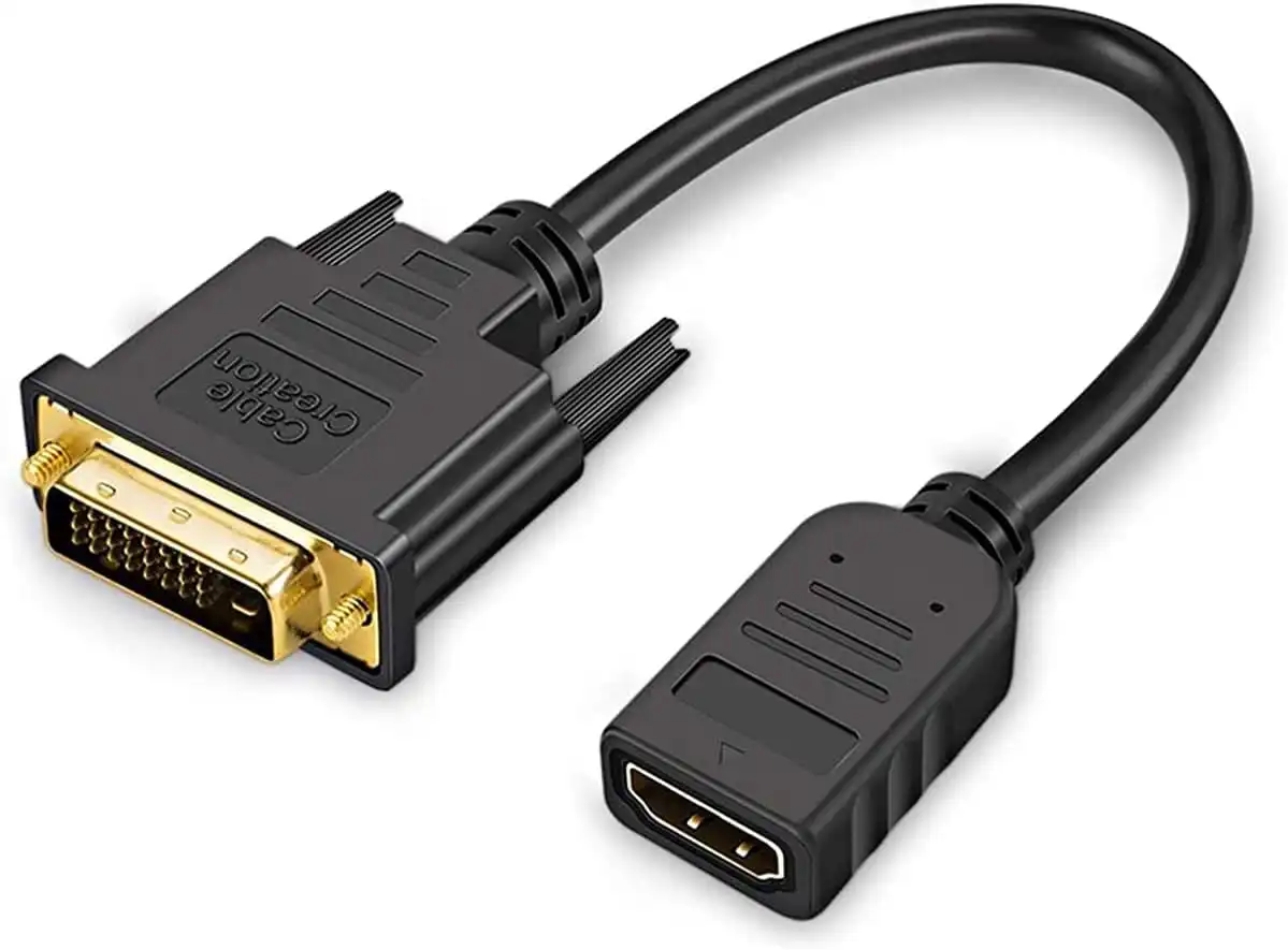 HDMI Female to DVI D Male 24+1 Converter Cable: HDMI Female to DVI D Male 24+1 Converter Cable Best Price in Sri Lanka | ido.lk