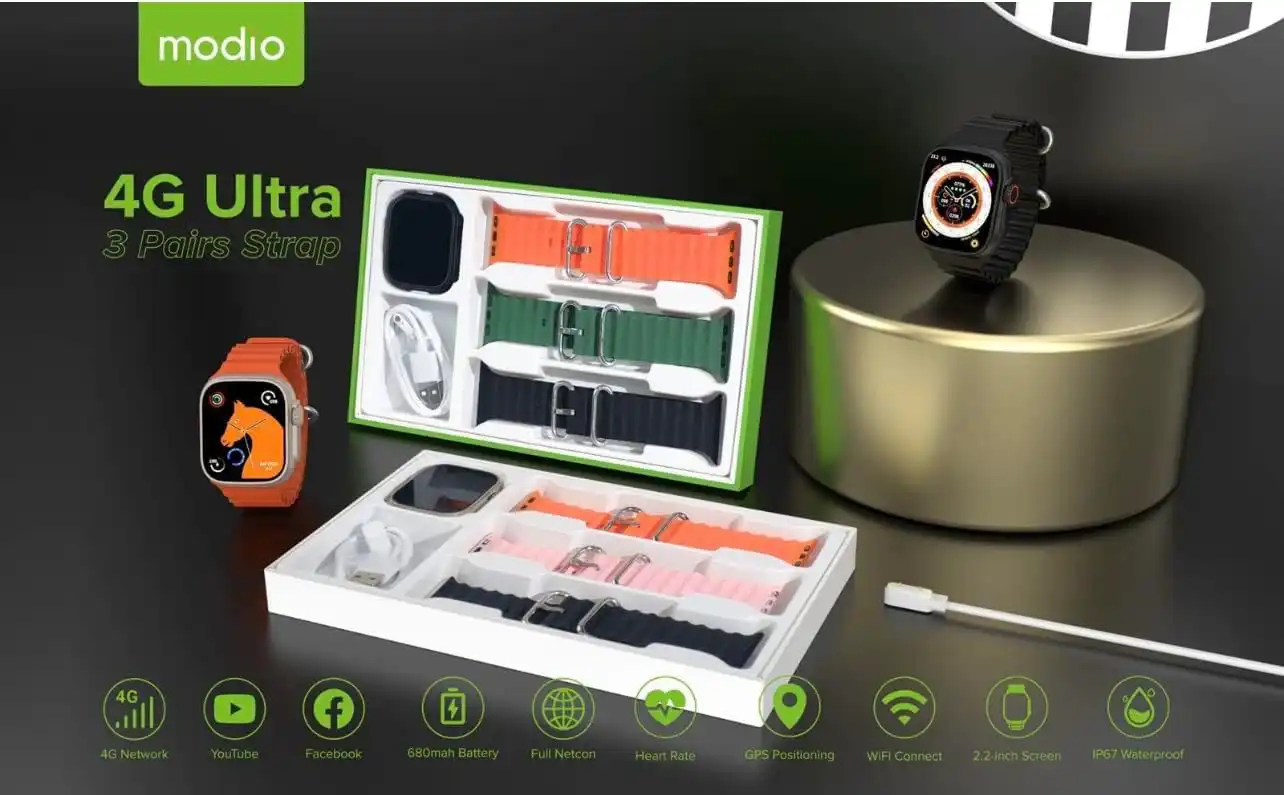 Modio 4G SIM Smart watch: Buy Modio 4G SIM Smart watch Best Price in Sri Lanka | ido.lk
