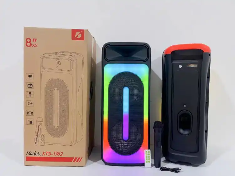 Karaoke Portable Party Speaker with Wireless Mic KTS 1762: Buy Karaoke Portable Party Speaker Best Price in Sri Lanka | ido.lk