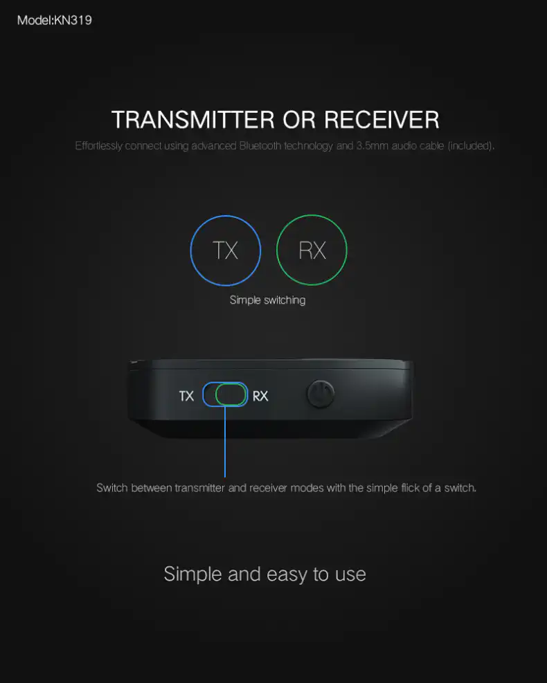 2 in 1 Wireless Audio Transmitter Receiver: 2 in 1 Wireless Audio Transmitter Receiver Best Price in Sri Lanka | ido.lk
