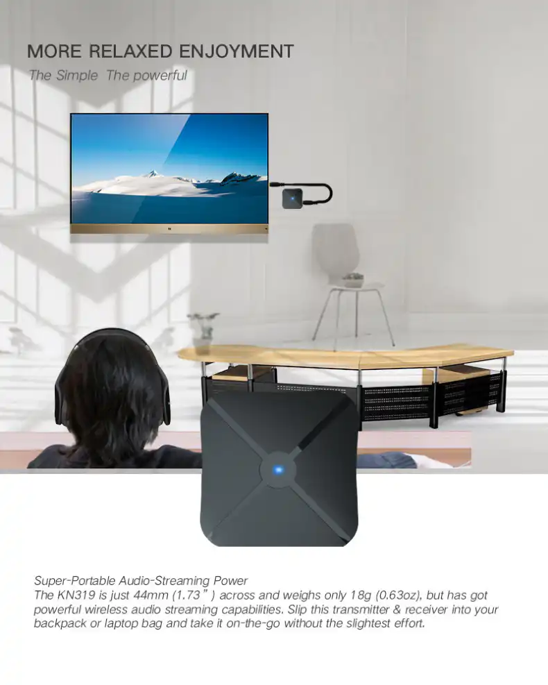 2 in 1 Wireless Audio Transmitter Receiver: 2 in 1 Wireless Audio Transmitter Receiver Best Price in Sri Lanka | ido.lk